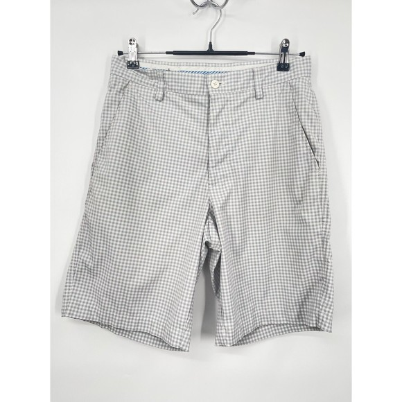 FootJoy FJ Lightweight Golf Shorts Men's size 30‎ grey checkered - Picture 1 of 7